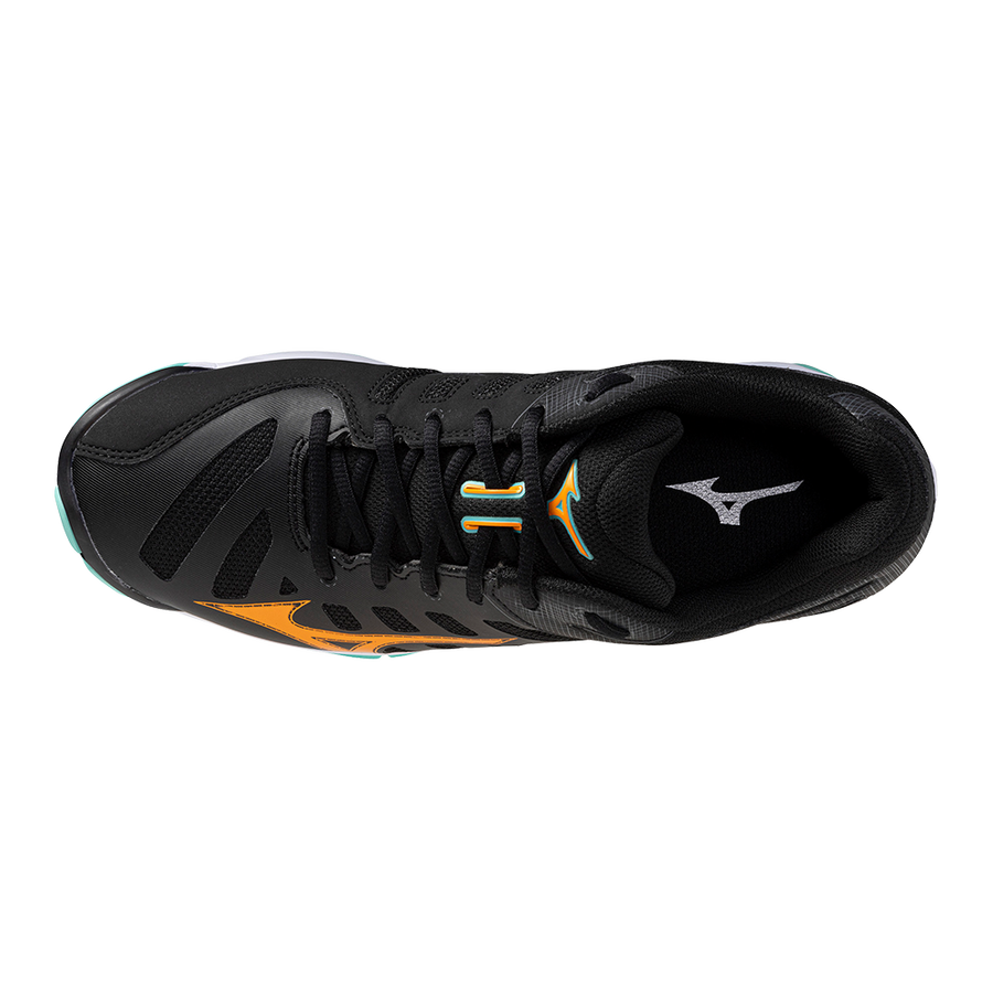 Mizuno WAVE VOLTAGE 2 Black/Tangelo/Ice Green